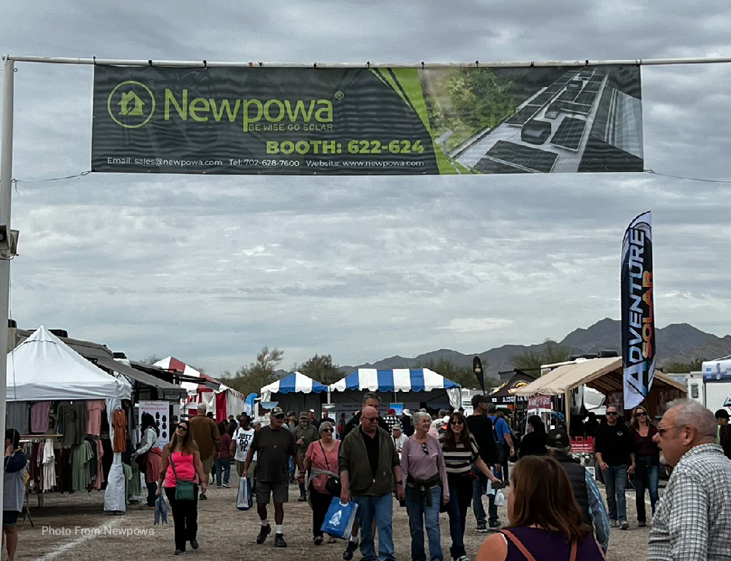 QUARTZSITE RV SHOW 2024 Newpowa
